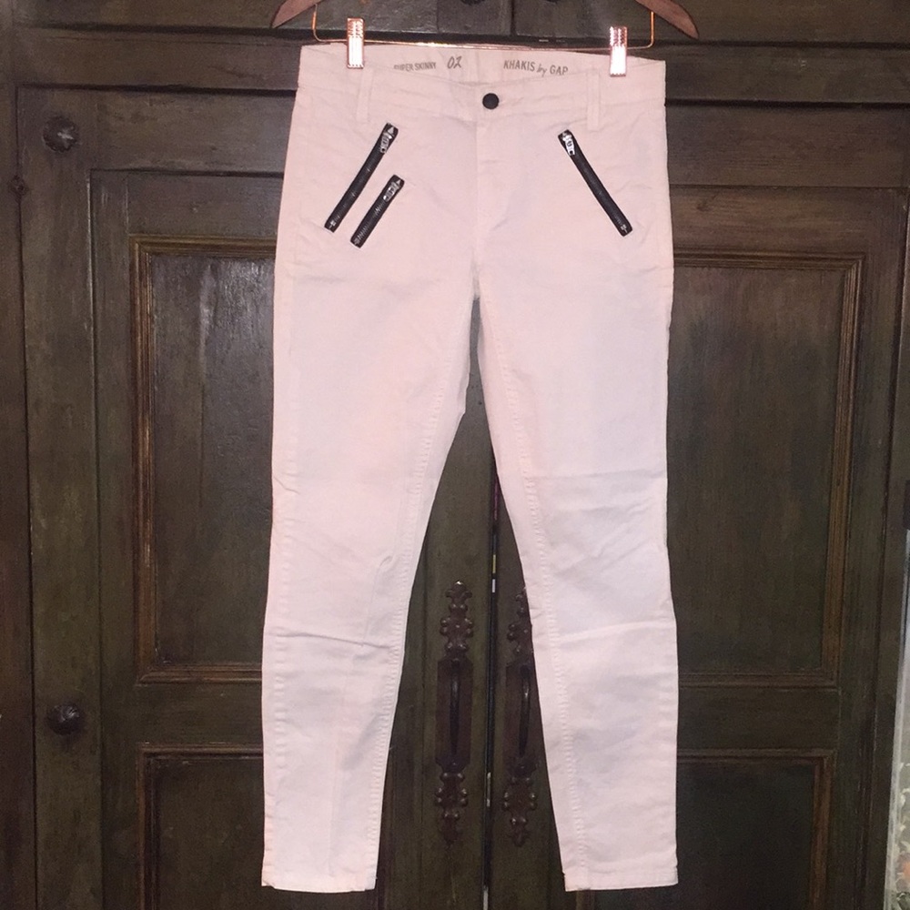 Gap Khaki zip pocket pants
